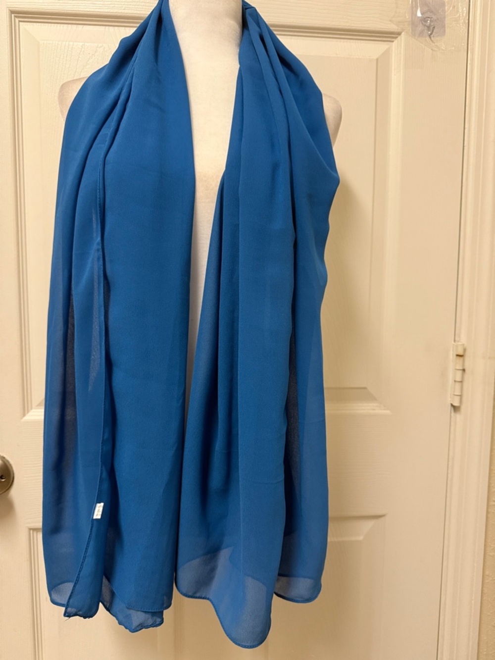 Blue Lightweight Chiffon Scarf - Women Accessories